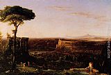 Thomas Cole Italian Scene, Composition painting